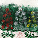 Dominantele Craciunului - acril pe pânză, 70x70 cm