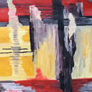 "Sentimente scurtcircuitate" - acril pe carton, 70 x 50 cm