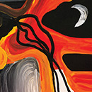 IȚELE VIEȚII - AMENINȚĂRI - acril / pânză, 50x70 cm