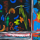 Libertate și asociere - acril pe pânză 50 x 70 cm