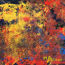 Ferma animalelor, acril, 23x32 cm