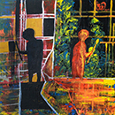 Dualitate, acril pe panza, 80x80 cm