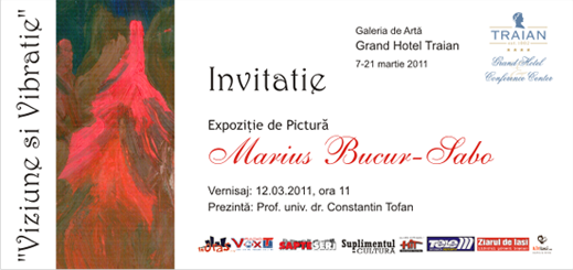 Marius Bucur-Sabo - Expozitie de pictura Viziune si Vibratie
